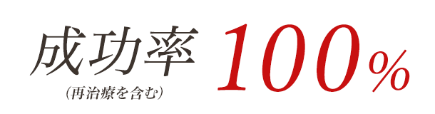 成功率100%